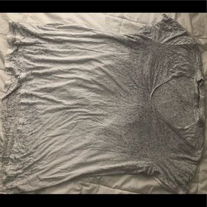 Soft and flowy shirt with tie dye design and vneck